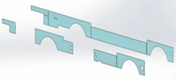 Set of inner lining 5299-405P-5400002-04