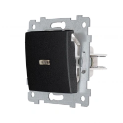 "MARIA" Switch mechanism of two-key switch with light-ind. C510-440 "anthracite"