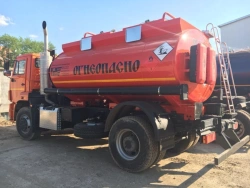 Aerodrome refuelling tanker type 9666B (Modifications 9666B5 on KAMAZ 43255-G5 chassis)