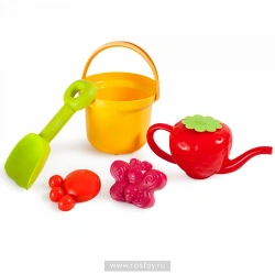 Sand set "Strawberry" / bucket 1 litre