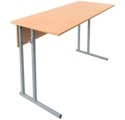 Non-adjustable two-seater pupil's desk Art: 10033