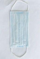 Medical mask disposable non-sterile from non-woven materials.
