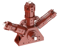 Compressor reciprocating air and gas compressor units on W-shaped bases