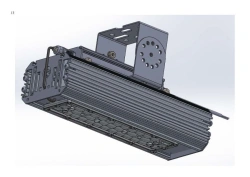 LED luminaire "Industrial Design MTM IoT" series CUBIC 40 One module Mounting RCD 60mm CENTRE 40W, 6 400 Lm, 160