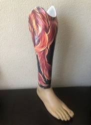 Tibial prosthesis for bathing
