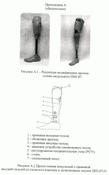Tibial prosthesis for bathing PH3-87K
