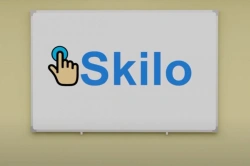 Interactive whiteboard of Skilo trade mark touch-optical, size range: from 60 to 105 inches SKL-D
