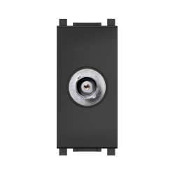 CADUCEUS ALING Experience Audio/Video BNC/BNC flush-mount socket, 1M, black (soft touch), Art. 74282.?1