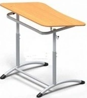 Single-seat adjustable desk, article number PE-OP3-5