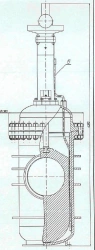 Gate gate valve KSA-ZMS18