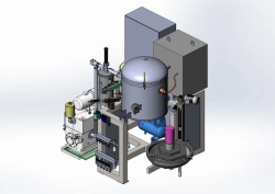 Installation for research of conditions and regularities of ultra-high-temperature treatment of mineral and technogenic raw mate