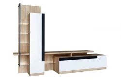 Cologne LD.674010.000 TV cabinet (Oak Gold/White )