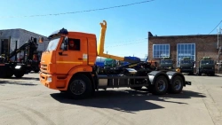 Special multilift with hook loader equipment PH T15 type 62E155 base chassis KAMAZ 65115-A5, 65115-50