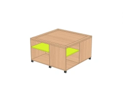 Game table - 1 with horizontal sides SI1