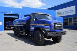 Tank truck for food liquids (ACPT), UZST brand, type UZST01, modification 6620-34 on Ural 55571-6951-16 chassis.