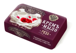 Krestovnikov Brothers' Factory Solid Cream Soap "Rose"