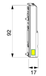 Lower hinge, part number 251067