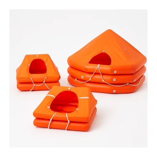 Inflatable life rafts