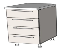 Serving table Type 2 (with drawers)