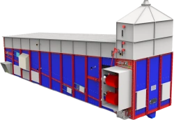 Grain dryer of conveyor type, trade mark Motum