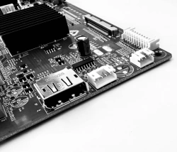 System board (basic) for video signal formation and control of monitor BESHTAU MON-2K87, BERT.442221.013-03.