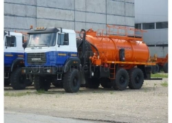 Tank truck for transportation of oil and oil products mod. 6601A1, 6601A2 on Ural chassis (4320-80,82; 5557-80,82)