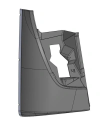 5299-401-5302532-13 SB/OR Right-hand corner trim assembly