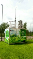 Environmental monitoring system. Environmental pollution control post.