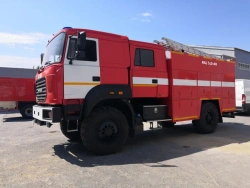 Fire tanker ??-3,0-?, type 58812, modification 58812U, on chassis Ural-43206-4151-79, 43206-4151-81, 43206-4551-79, 43206-?