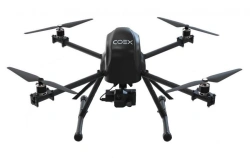 Quadrocopter with thermal imager for cargo monitoring and delivery COEX Pelican Mini