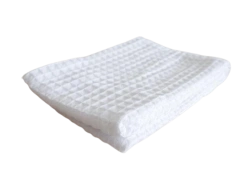 Kitchen towels and napkins of cotton waffle fabrics