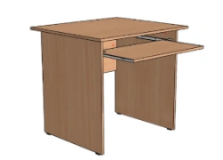 Computer desk with pull-out shelf S.K.1