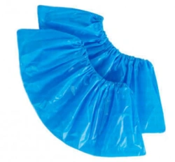 Disposable medical shoe covers made of high pressure polyethylene according to TU 32.50.50-001-33186646-2017, registration certi