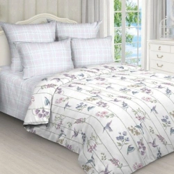 Percale cotton linen bleached, printed, smoothly dyed art. 100?-19