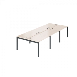 Bench double for 6 workplaces AMB-002-6