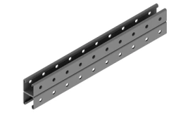 Profile SMUP double 41x41x00Dx00, with overall dimensions from 41x82x200 mm to 41x82x6000 mm, with metal thickness from 2,0 mm t