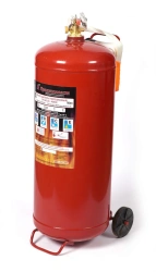 Mobile powder injection fire extinguisher OP-40(h)-AVSE-01