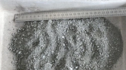 Sand from crushing sands for production of crushed stone with grain size up to 5 mm for road construction from metamorphic rocks