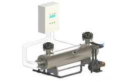 Water disinfection unit UVU-100 with flushing unit and UV radiation sensor