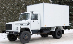 Truck with diesel engine (general purpose van), with tachograph, type 37121, modification 371210 on the basis of