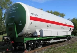 Tank wagon special 15-5106 for LNG and ethylene, JSC "Uralkriomash" Russia