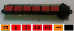 Block of control lamps 2312.3803-01