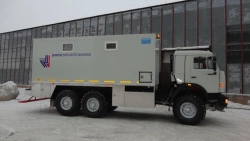 Laboratory of perforating station LPS model 6799E on chassis KAMAZ-43114-15