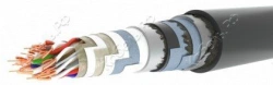 Cables for signalling and interlocking with polyethylene insulation, with water blocking materials (WB), in aluminium sheath, br