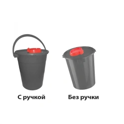 Container for collection, storage, transport and disposal of cutaneous waste MK-01 according to TU 9398-001-44941910-2015, singl