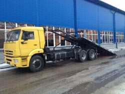 Tow truck type 67065, modification 67065G on the base of KAMAZ chassis, type 65111 modification 65111-A5