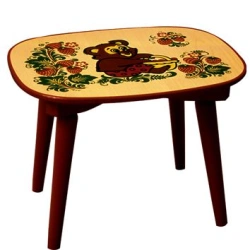 Bench for preschools Bench with cold painting wood 260x350x260MM 82030000000