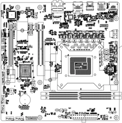 PC motherboard Rikor MSK MA06 KDBA.469555.056