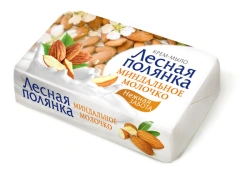 Lesnaya Polyanka Almond Milk" solid cream toilet soap