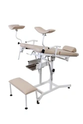 Medical manipulation and viewing chair-table for gynaecological, urological and proctological examinations and procedures,